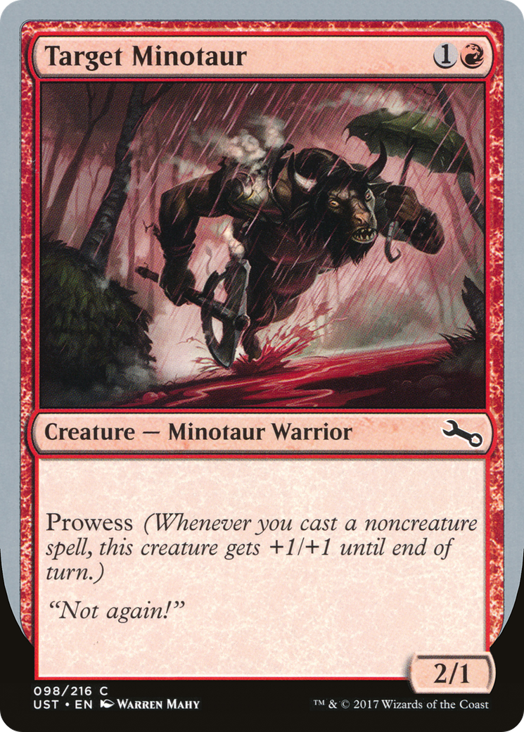 Target Minotaur (UST-98B) - Unstable