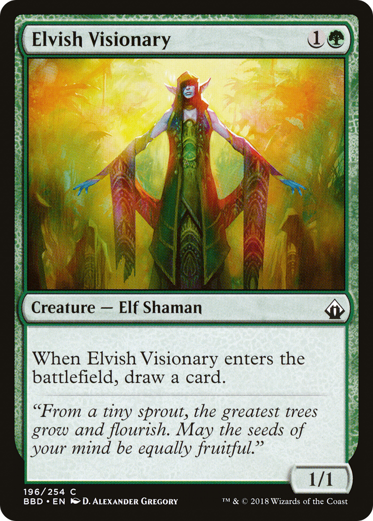 Elvish Visionary (BBD-196) - Battlebond