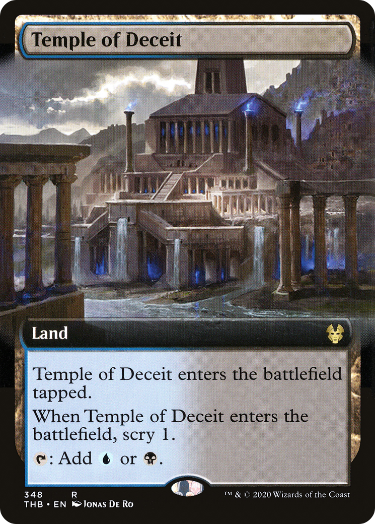 Temple of Deceit (THB-348) - Theros Beyond Death: (Extended Art)