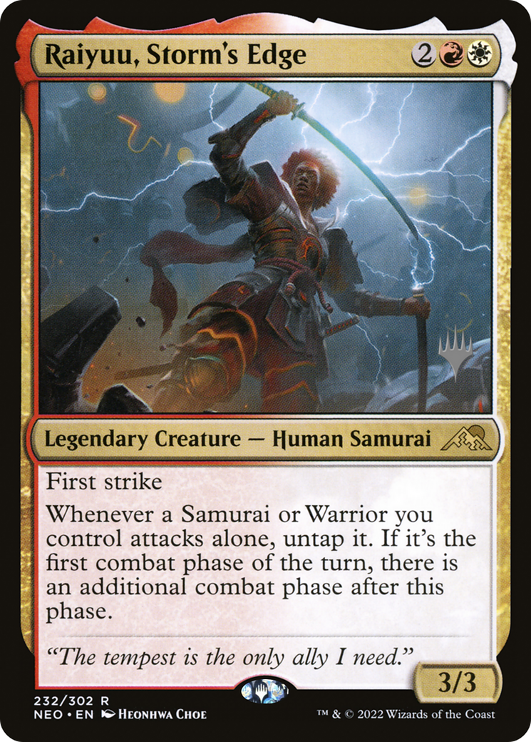 Raiyuu, Storm's Edge (PPNEO-232P) - Kamigawa: Neon Dynasty Promos Foil