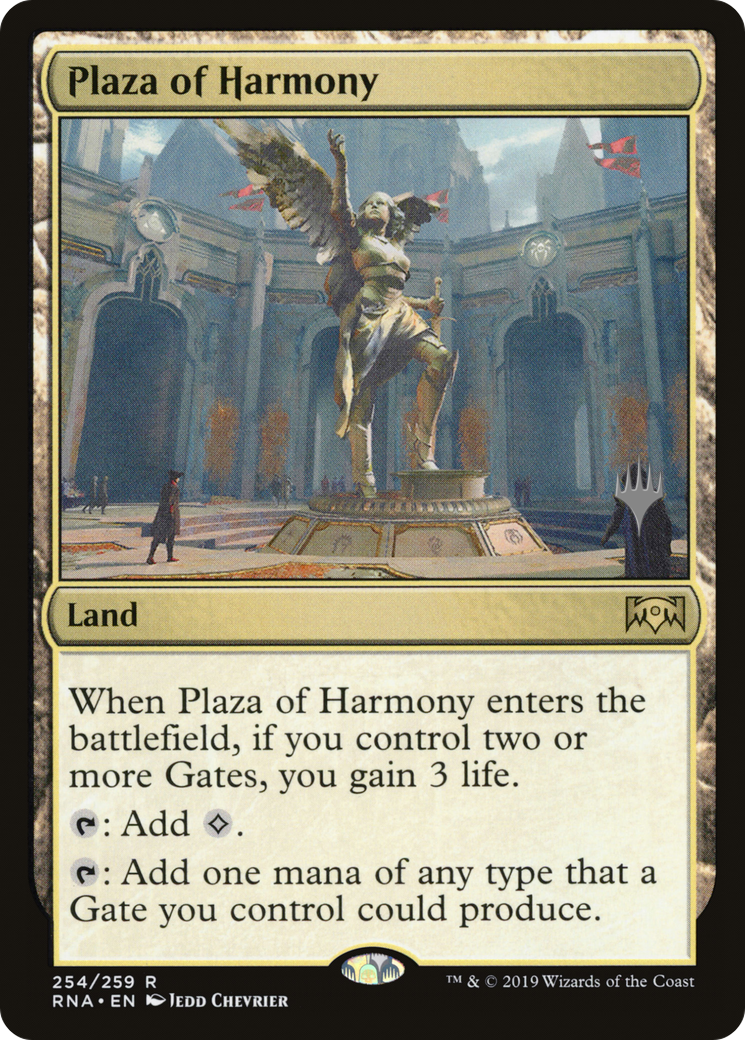 Plaza of Harmony (PPELD-254) - Ravnica Allegiance Promos