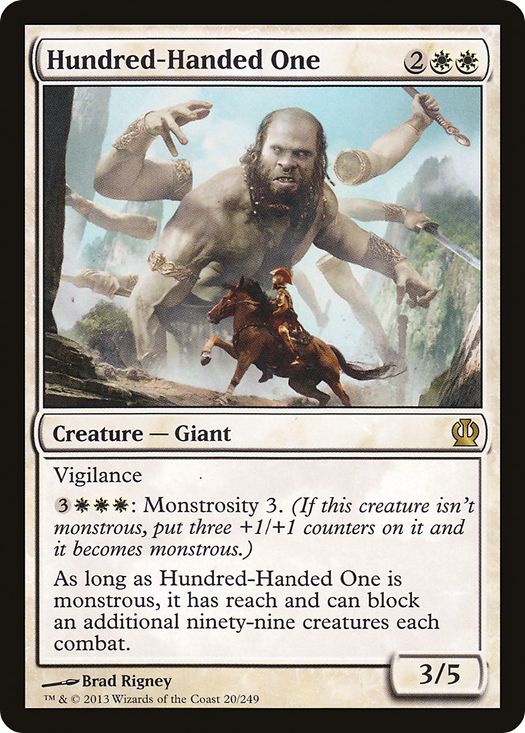Hundred-Handed One (THS-020) - Theros Foil