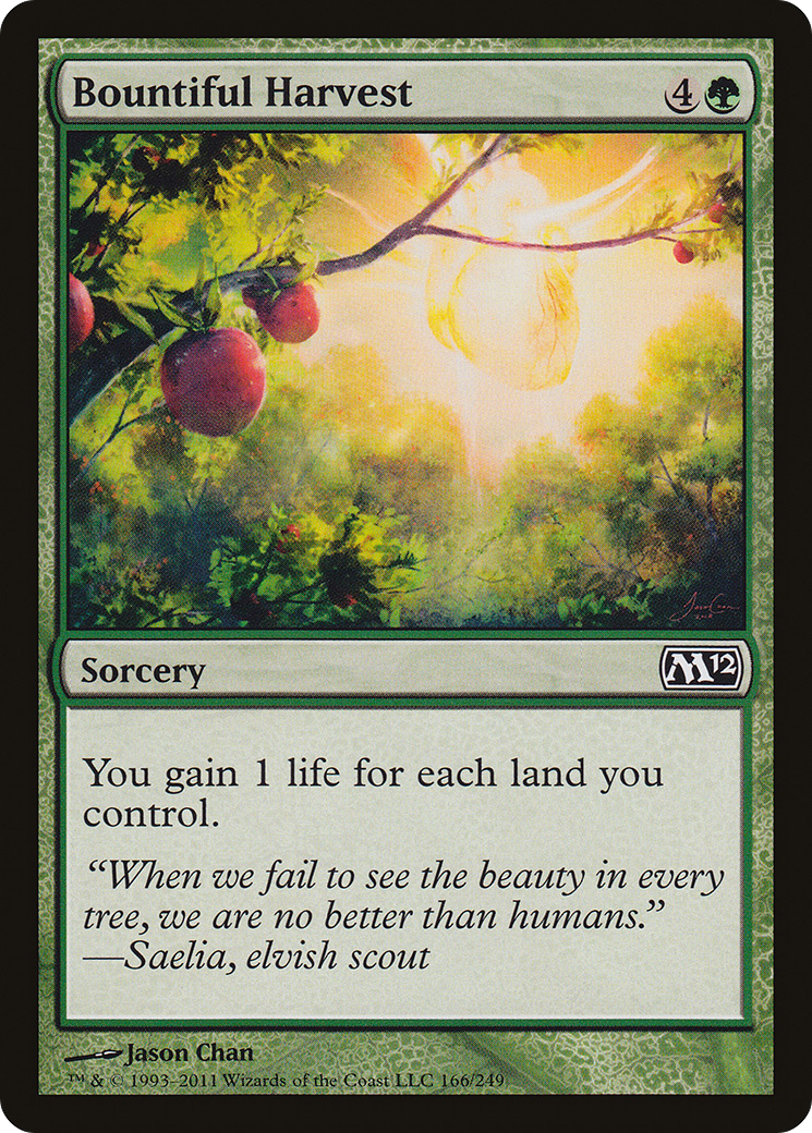 Bountiful Harvest (M12-166) - Magic 2012 Foil