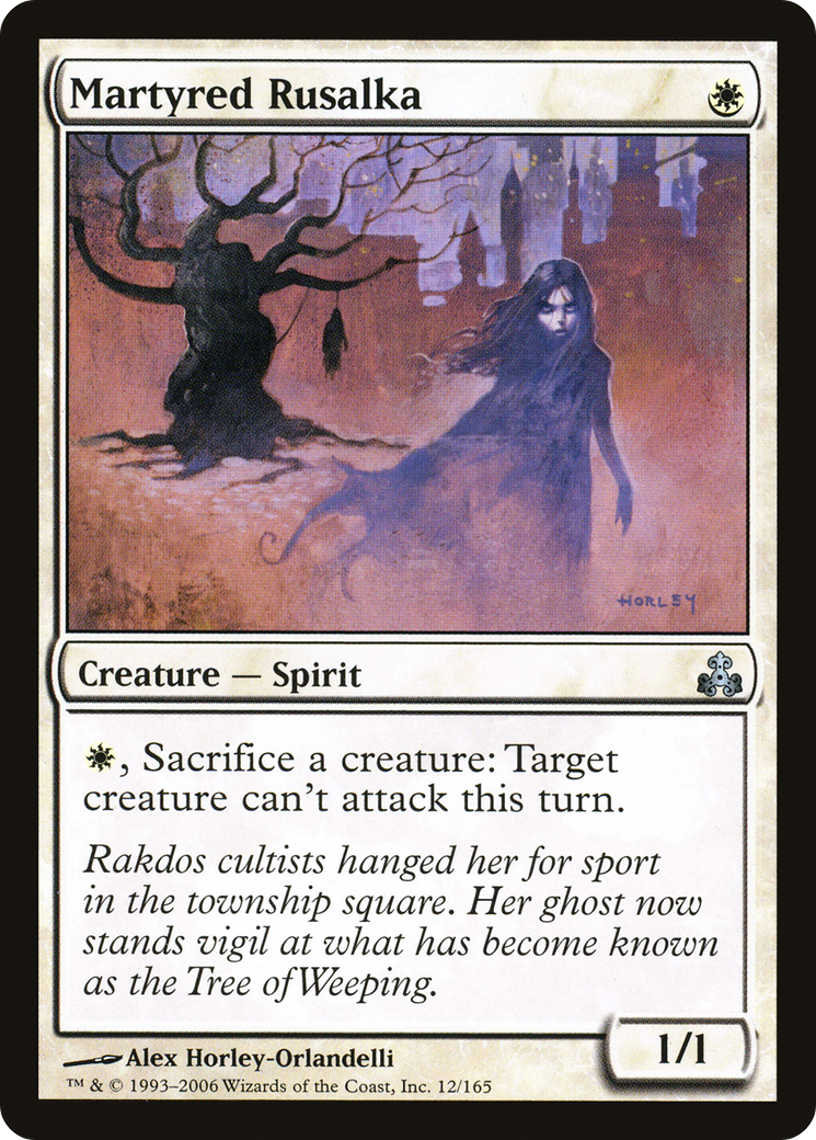 Martyred Rusalka (GPT-012) - Guildpact Foil