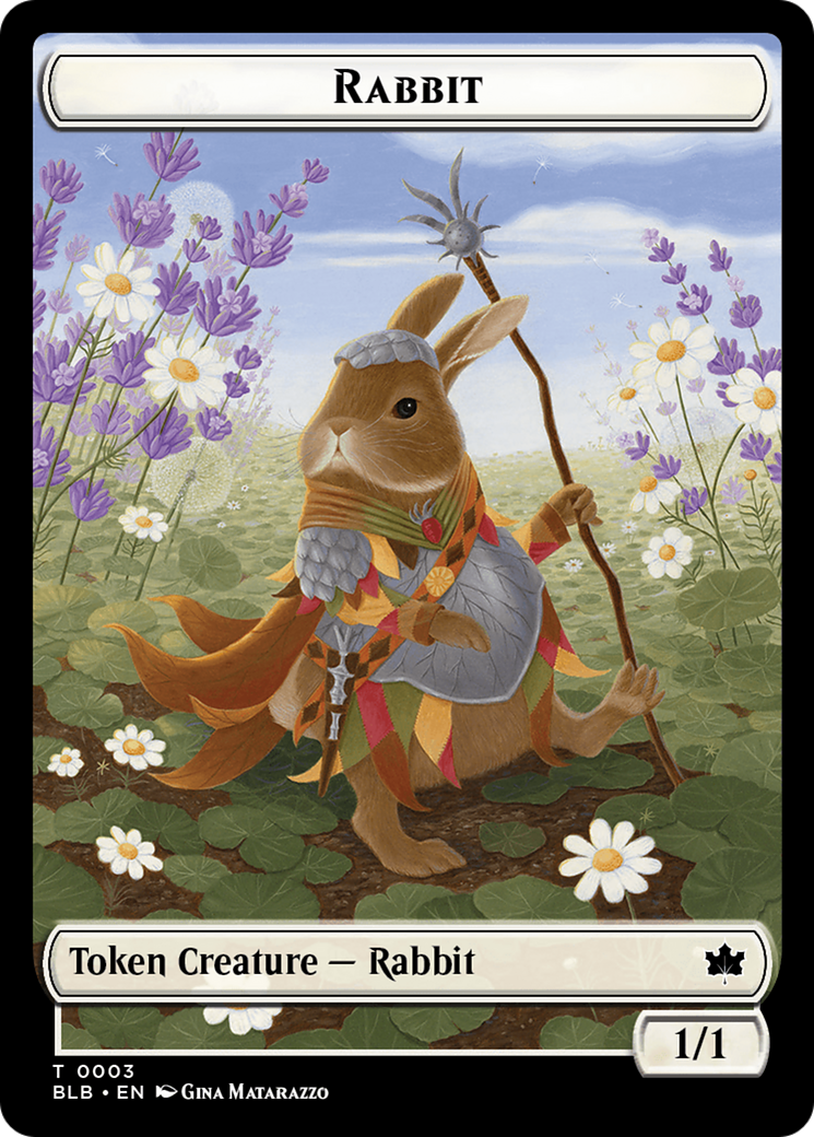 Rabbit (BLB-003) - Bloomburrow Tokens