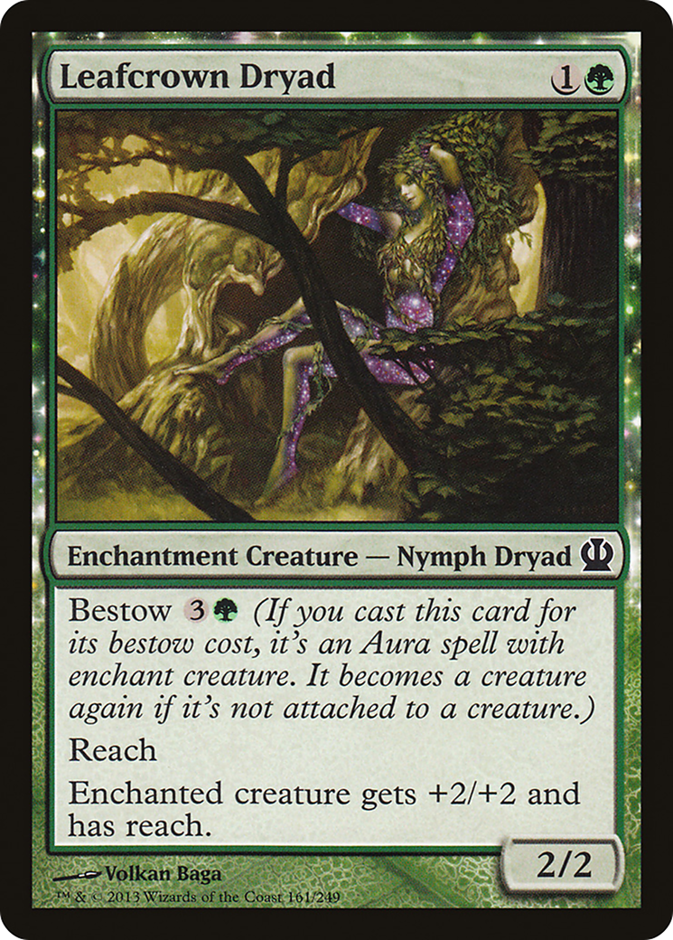 Leafcrown Dryad (THS-161) - Theros: (enchantment)