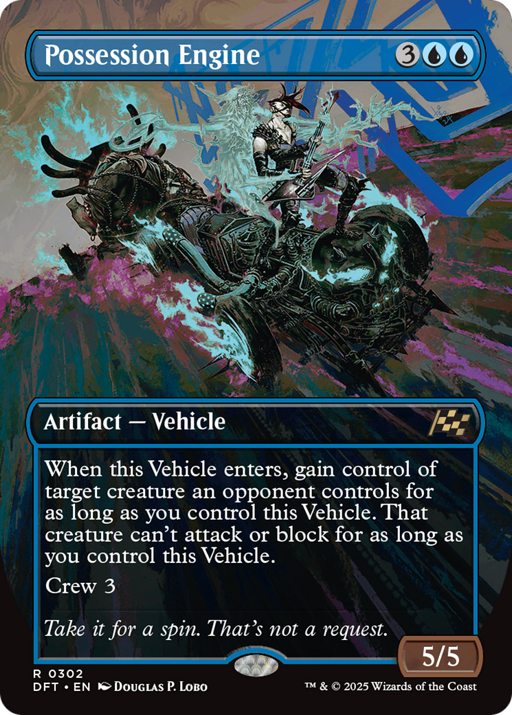 Possession Engine (DFT-302) - Aetherdrift (Borderless) Foil