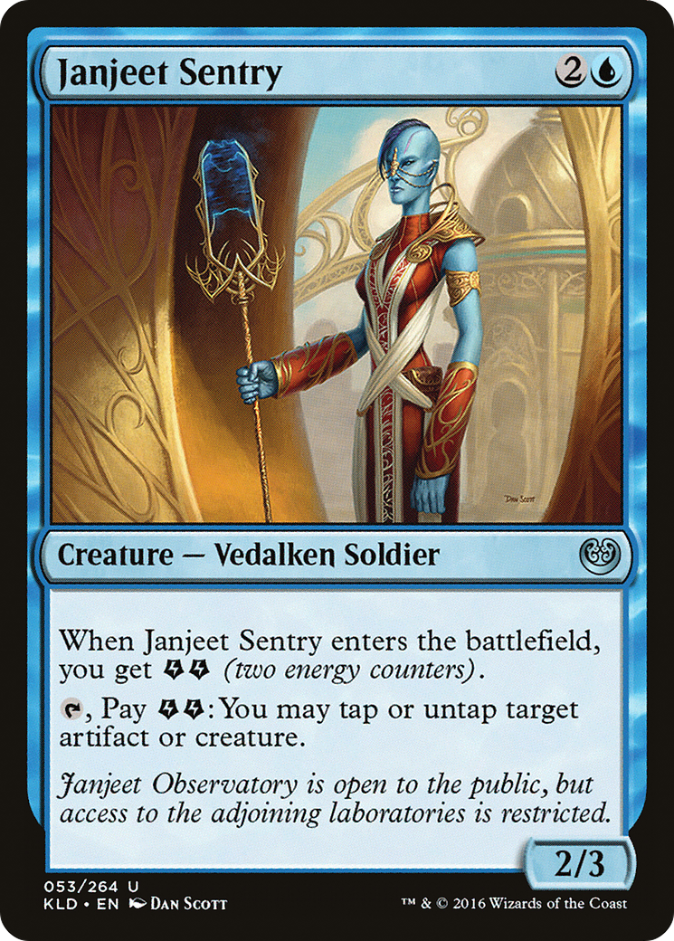 Janjeet Sentry (KLD-053) - Kaladesh Foil