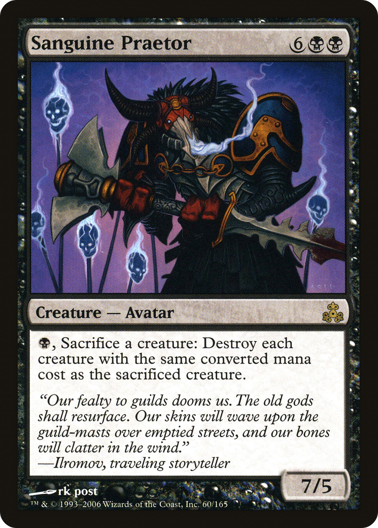 Sanguine Praetor (GPT-060) - Guildpact Foil