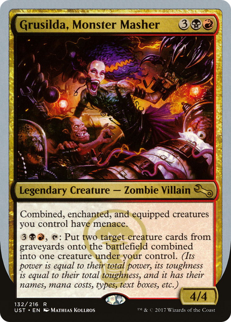 Grusilda, Monster Masher (UST-132) - Unstable Foil