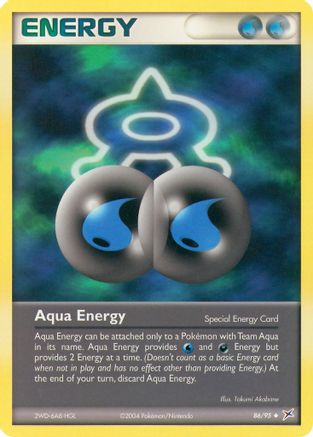 Aqua Energy 086  - Reverse Holofoil Team Magma vs Team Aqua - Uncommon