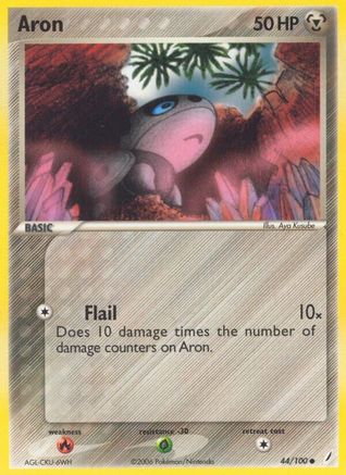 Aron 044/100  - Reverse Holofoil Crystal Guardians - Common