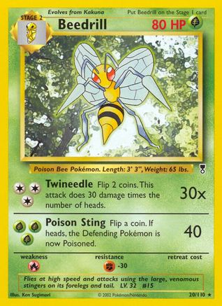 Beedrill 020  Legendary Collection - Rare