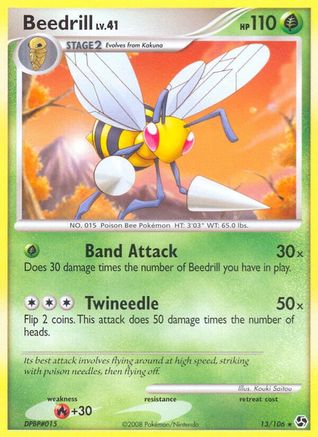 Beedrill 013  Great Encounters - Rare