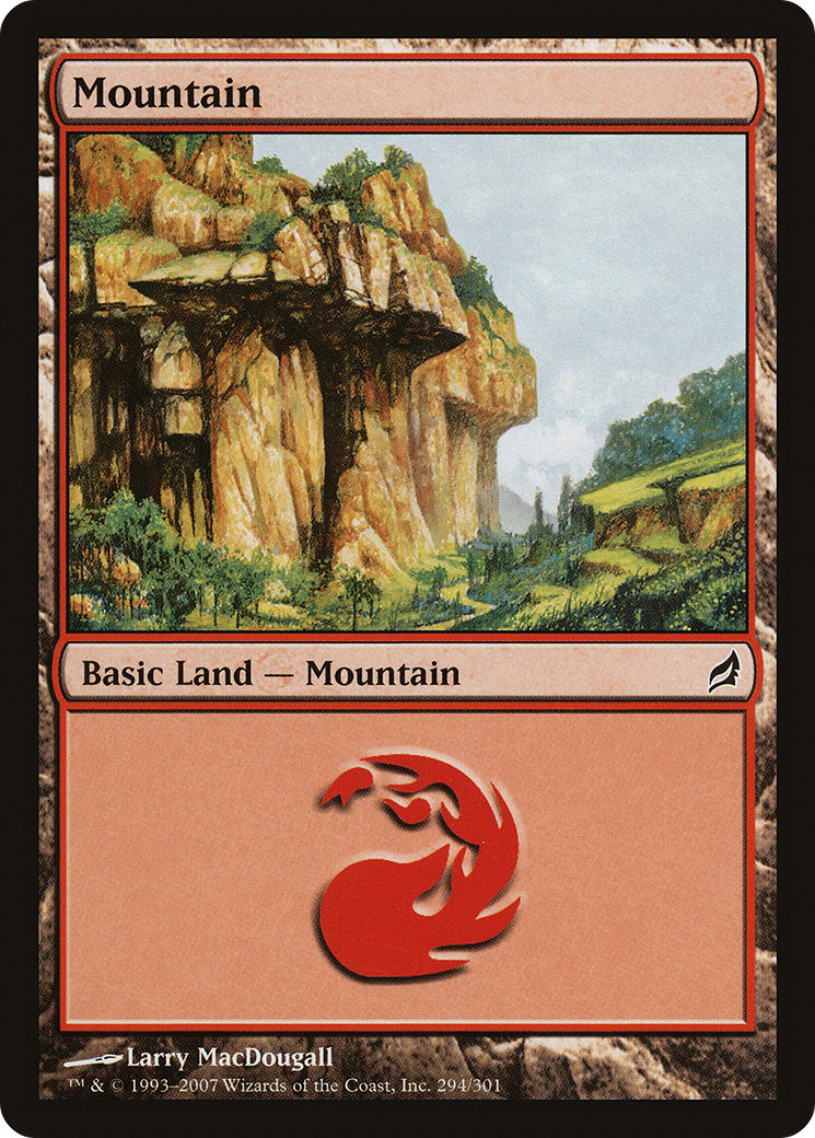 Mountain (LRW-294) - Lorwyn Foil