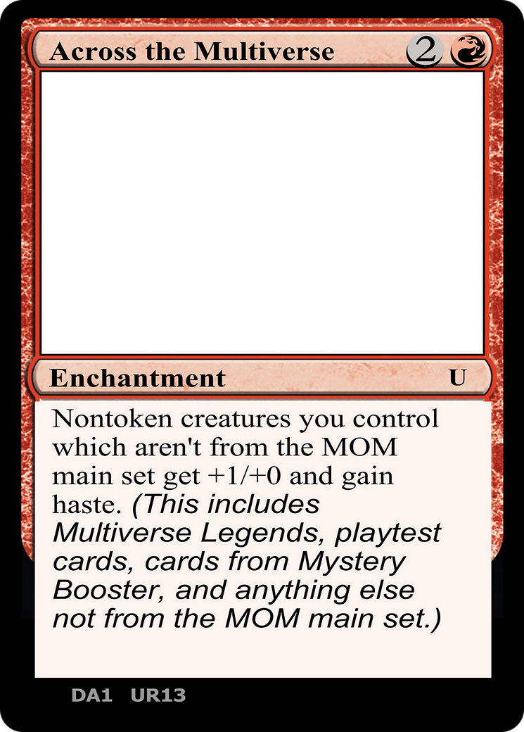 Across the Multiverse (UNK-UR13B) - Unknown Event