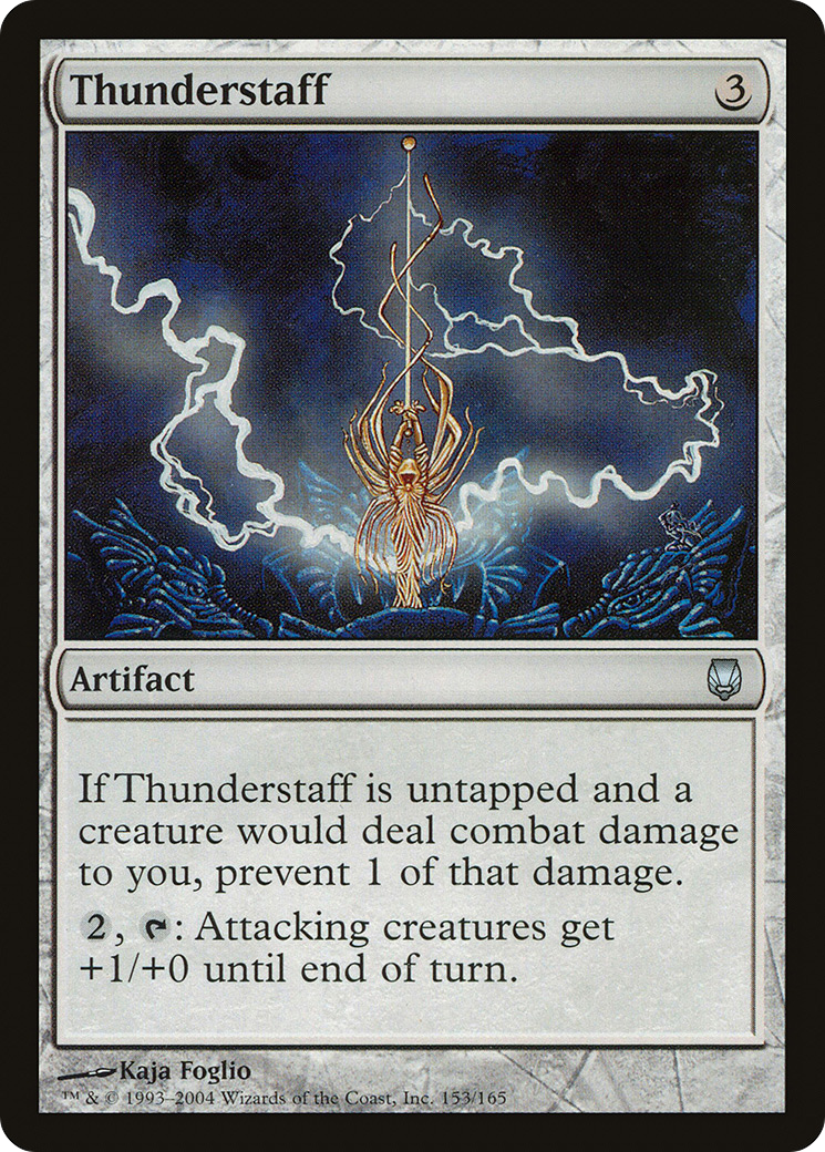 Thunderstaff (DST-153) - Darksteel Foil
