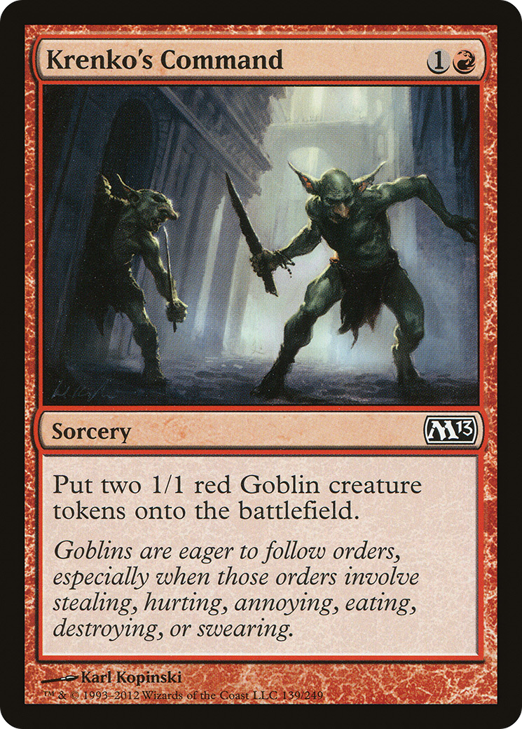 Krenko's Command (M13-139) - Magic 2013 Foil