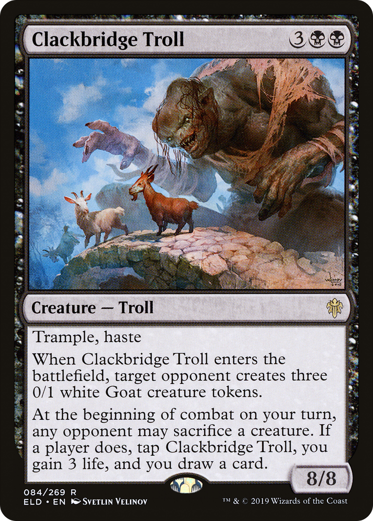 Clackbridge Troll (ELD-084) - Throne of Eldraine