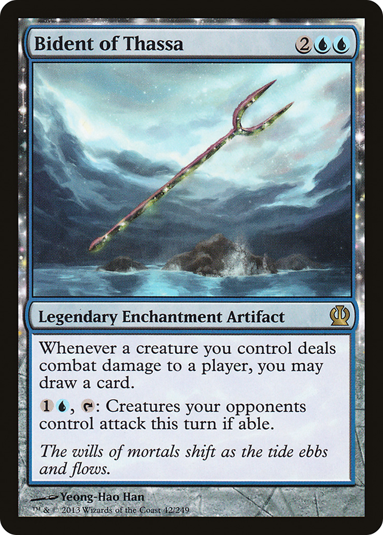 Bident of Thassa (THS-042) - Theros: (enchantment)