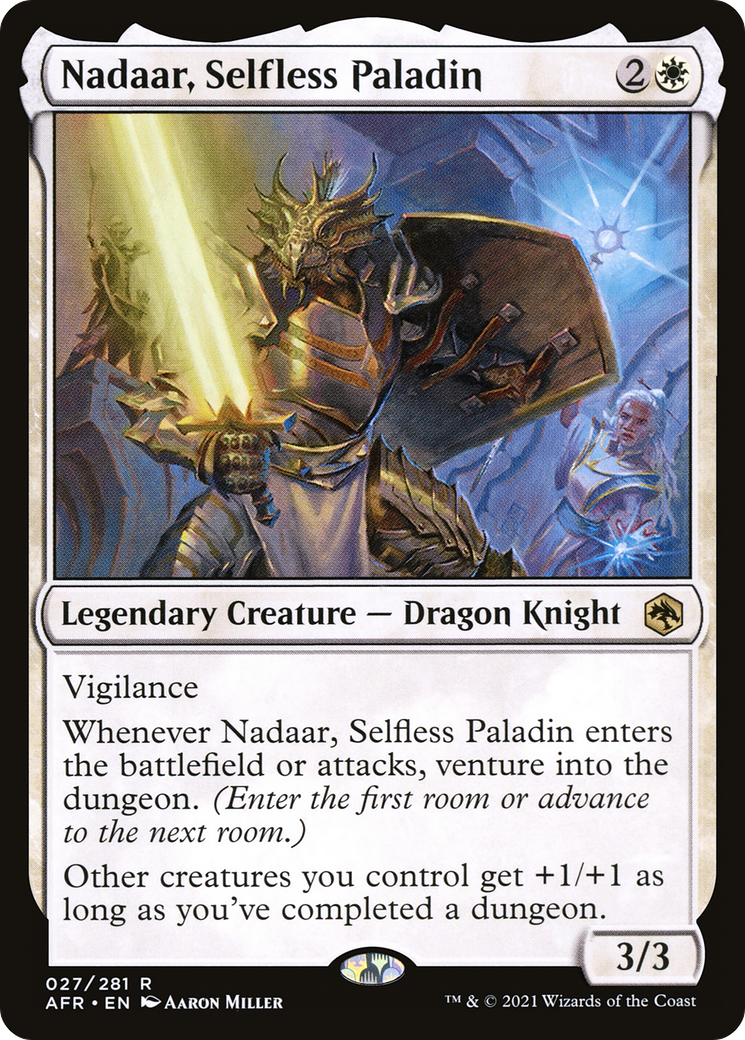 Nadaar, Selfless Paladin (AFR-027) - Adventures in the Forgotten Realms