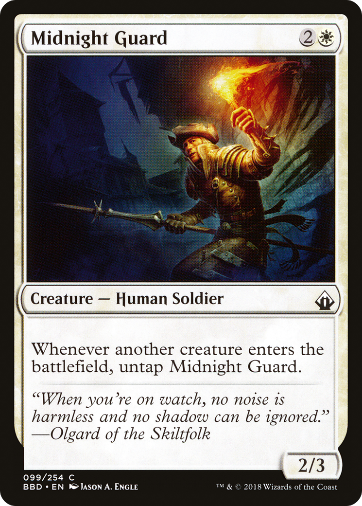 Midnight Guard (BBD-099) - Battlebond Foil
