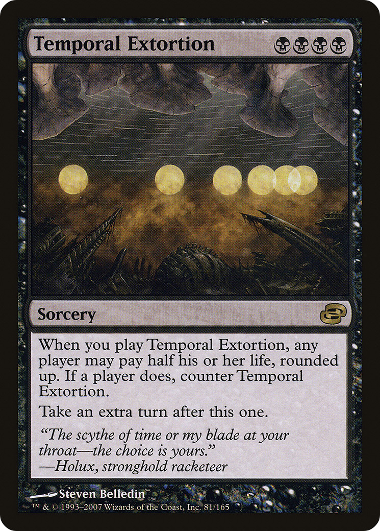 Temporal Extortion (PLC-081) - Planar Chaos Foil