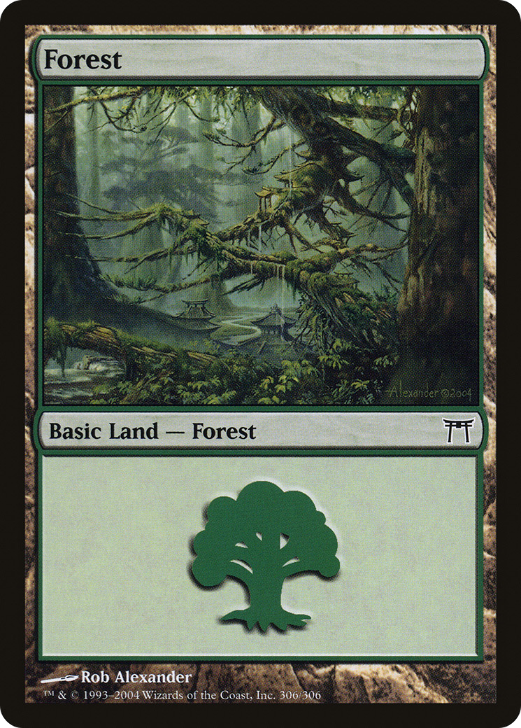 Forest (CHK-306) - Champions of Kamigawa