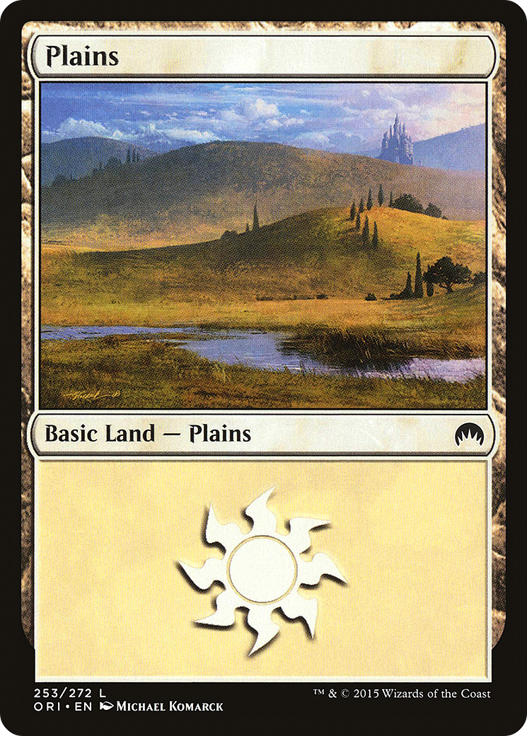 Plains (ORI-253) - Magic Origins Foil