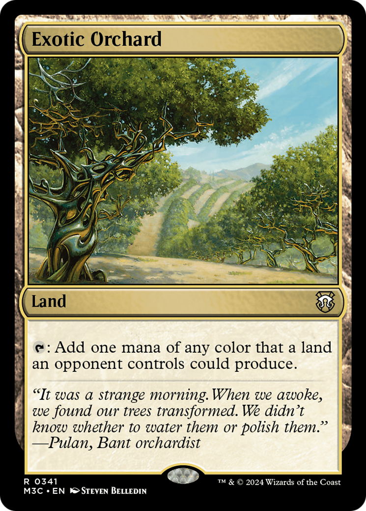 Exotic Orchard (M3C-341) - Modern Horizons 3 Commander Foil