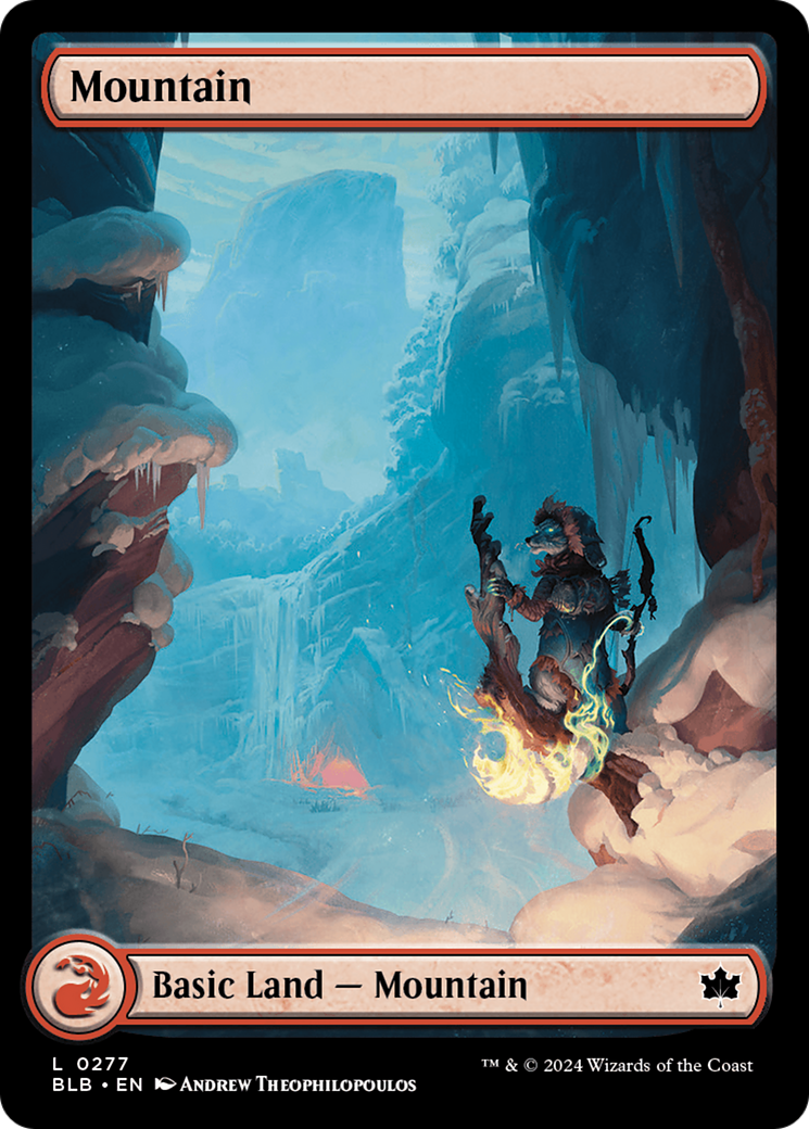 Mountain (BLB-277) - Bloomburrow Foil