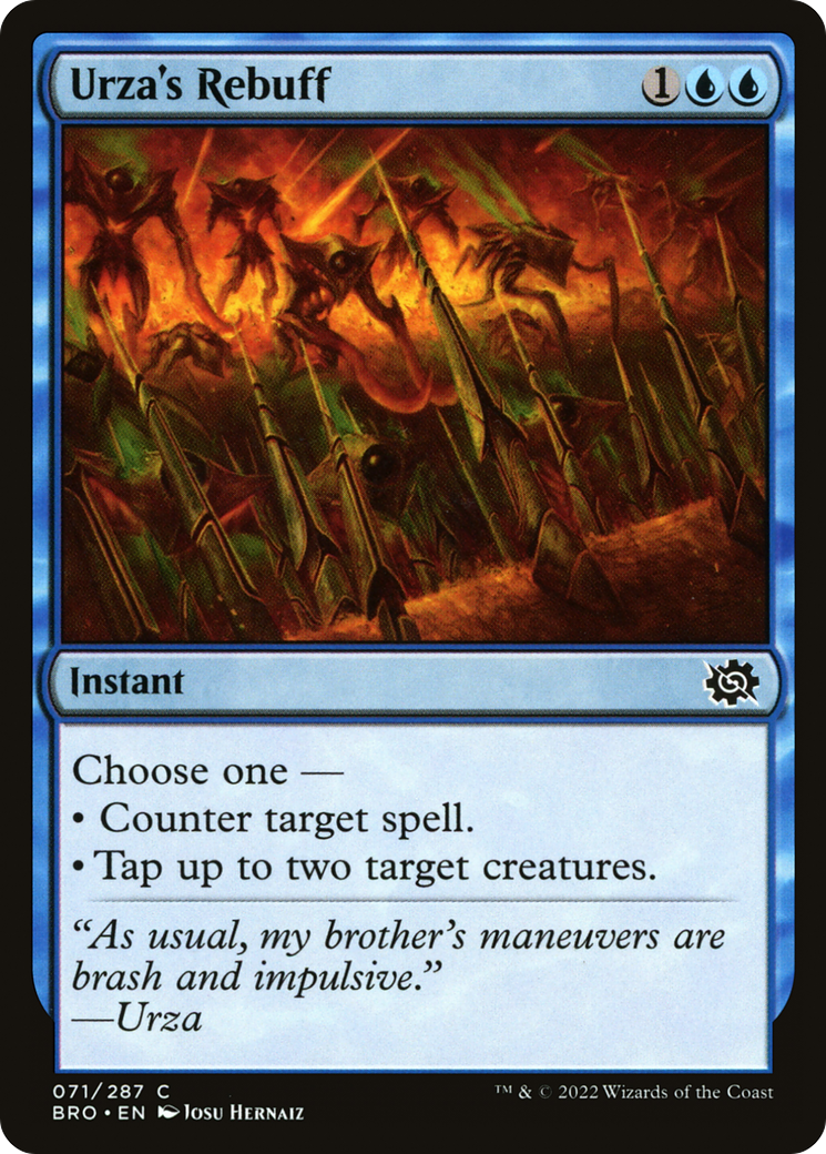 Urza's Rebuff (BRO-071) - The Brothers' War