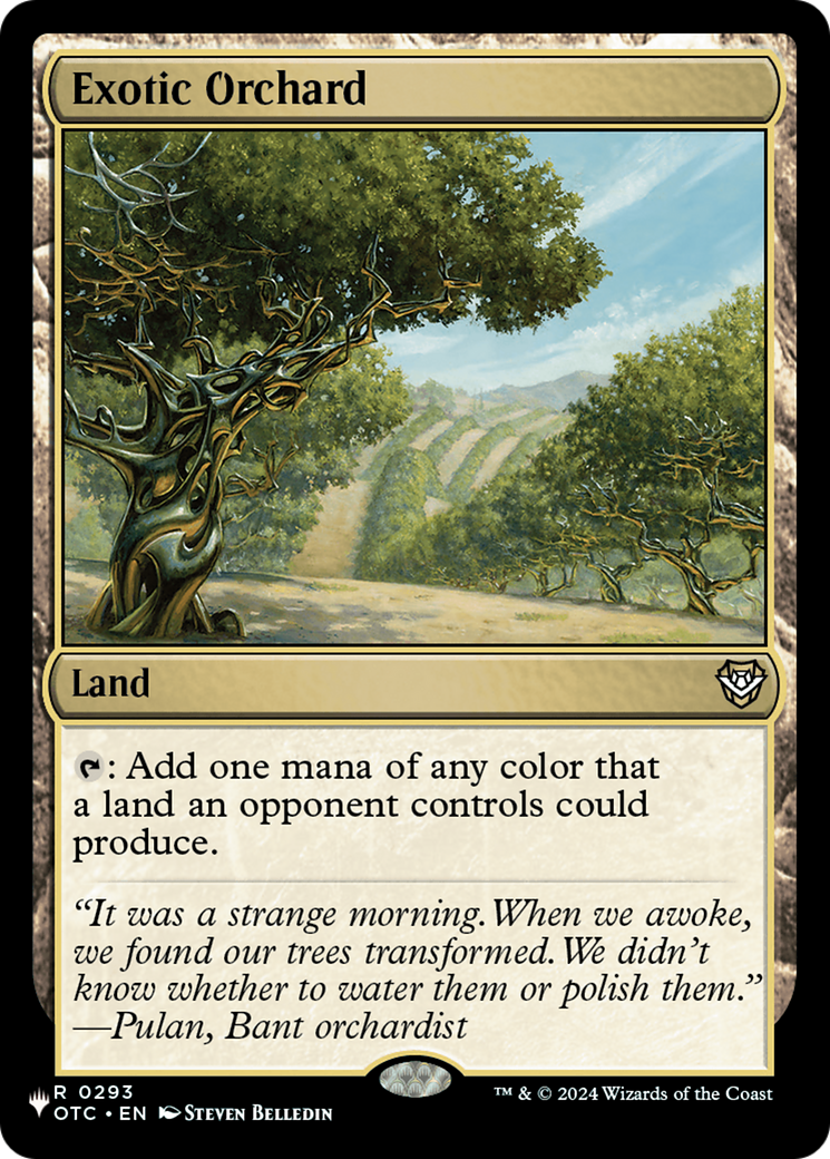 Exotic Orchard (LIST-293) - The List