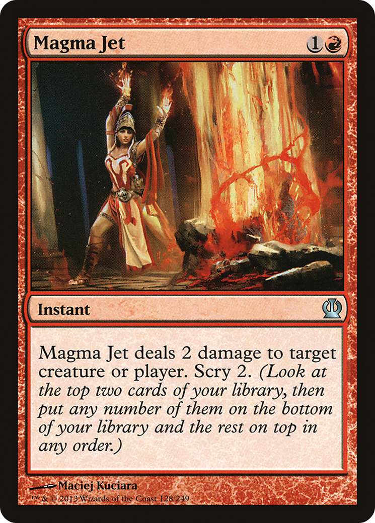 Magma Jet (THS-128) - Theros Foil