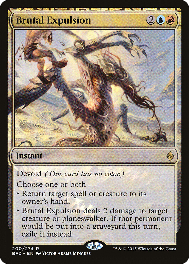Brutal Expulsion (BFZ-200) - Battle for Zendikar: (devoid)
