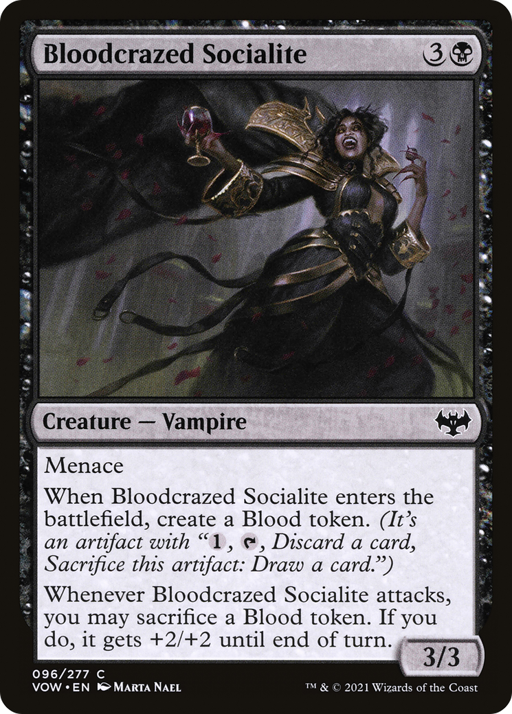 Bloodcrazed Socialite (VOW-096) - Innistrad: Crimson Vow