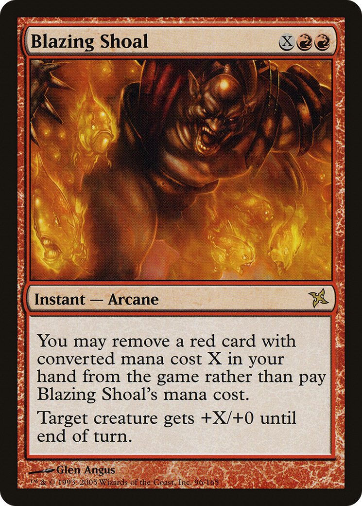 Blazing Shoal (BOK-096) - Betrayers of Kamigawa Foil