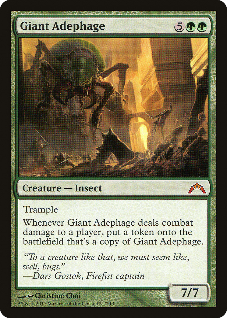 Giant Adephage (GTC-121) - Gatecrash