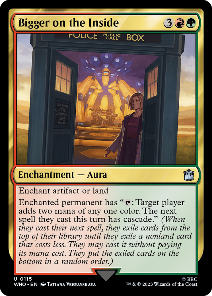 Bigger on the Inside (WHO-115) - Doctor Who Foil
