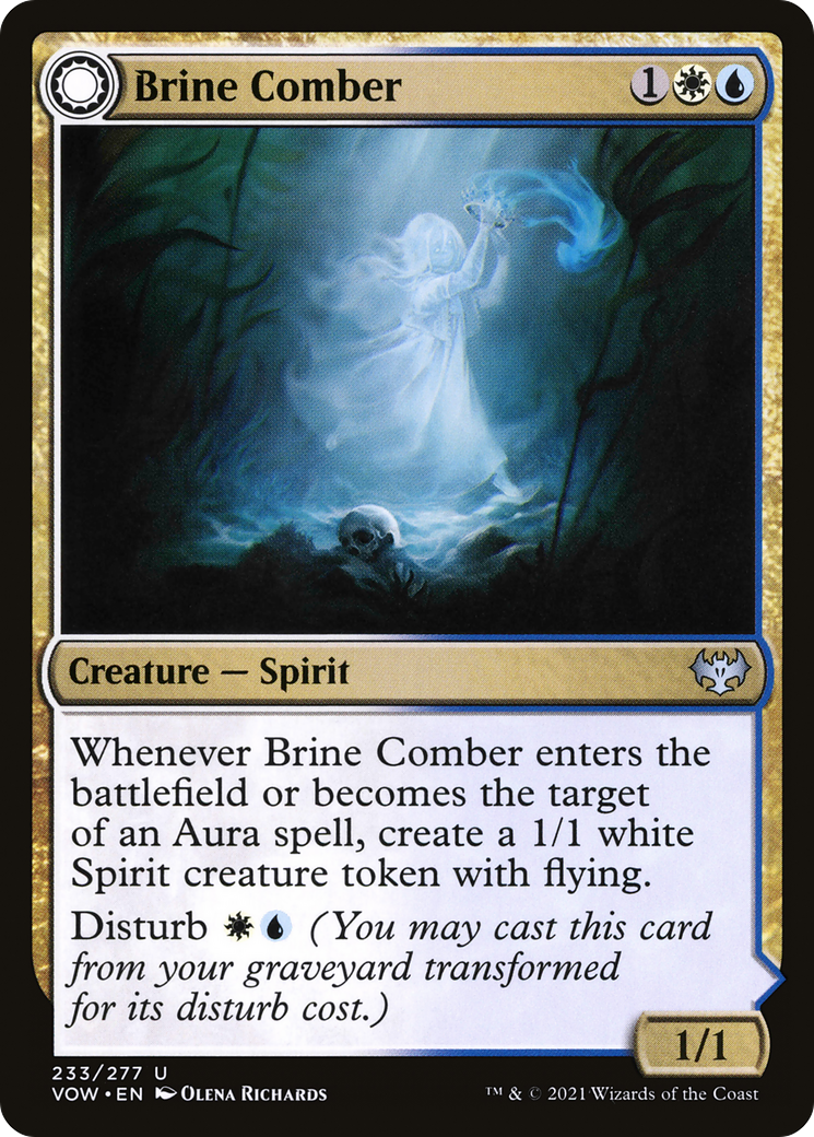 Brine Comber // Brinebound Gift (VOW-233) - Innistrad: Crimson Vow: (Double Faced Transform)