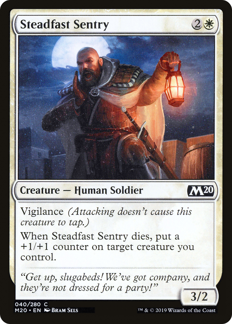 Steadfast Sentry (M20-040) - Core Set 2020
