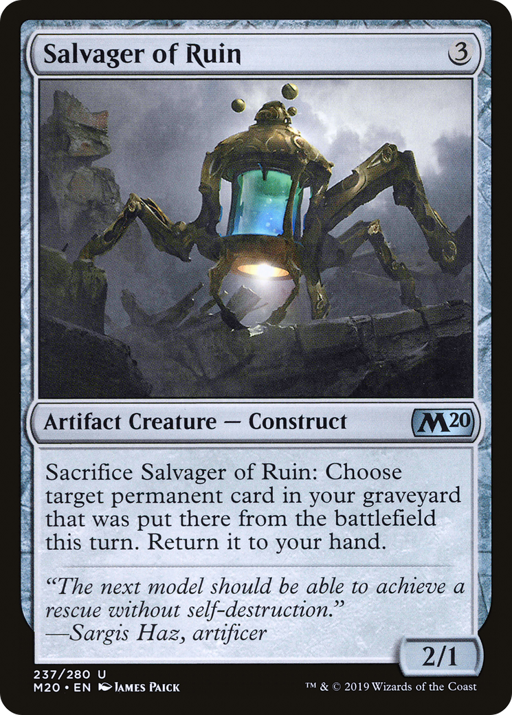 Salvager of Ruin (M20-237) - Core Set 2020