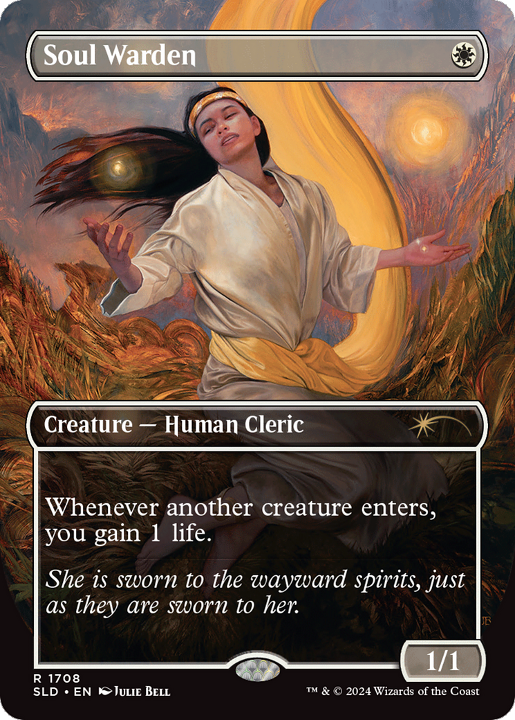 Soul Warden (SLD-1708) - Secret Lair Drop (Borderless) Foil