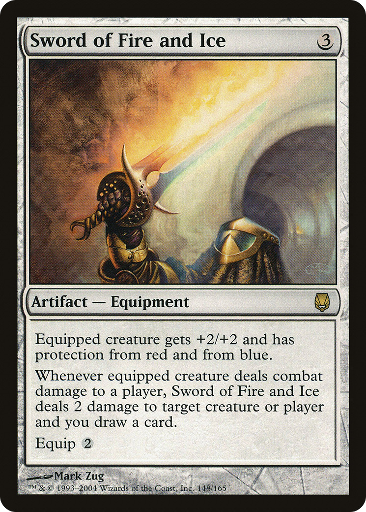 Sword of Fire and Ice (DST-148) - Darksteel Foil