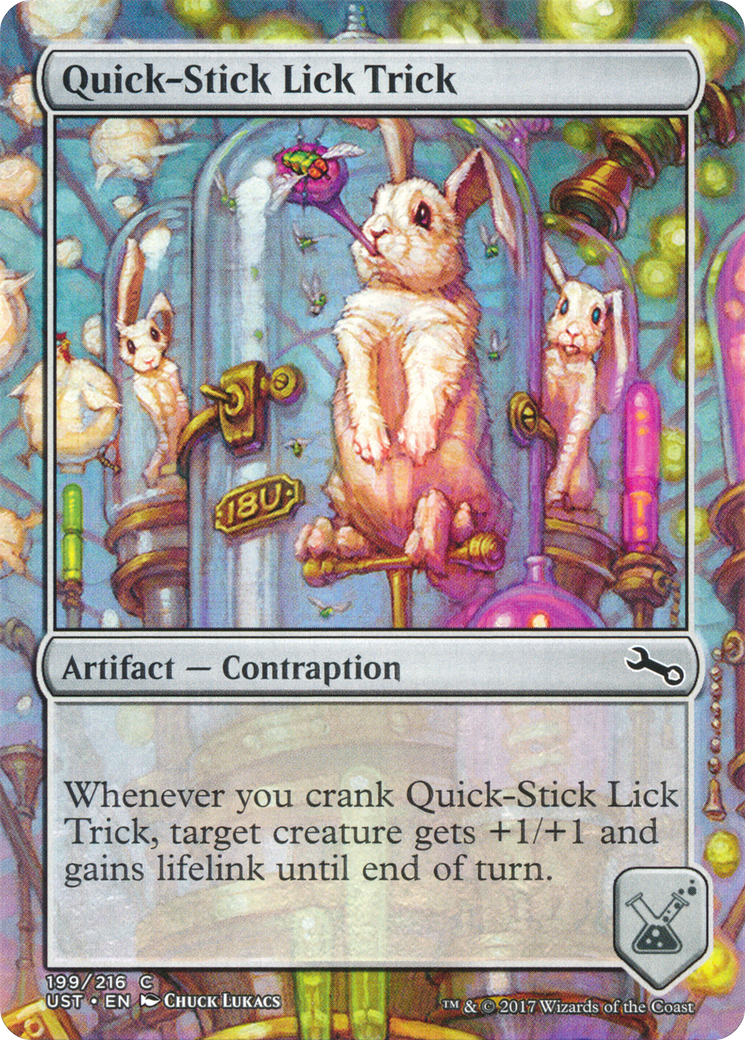 Quick-Stick Lick Trick (UST-199) - Unstable (Borderless) Foil