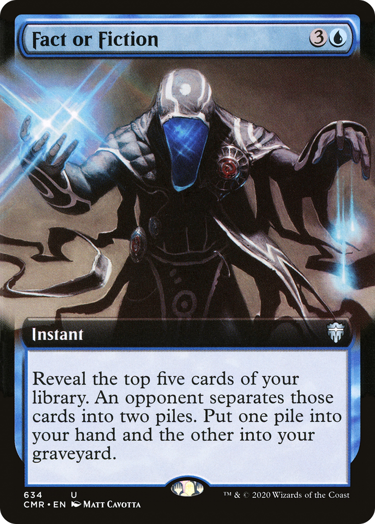 Fact or Fiction (CMR-634) - Commander Legends: (Extended Art) Foil