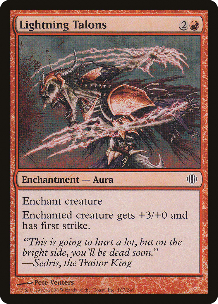 Lightning Talons (ALA-107) - Shards of Alara Foil