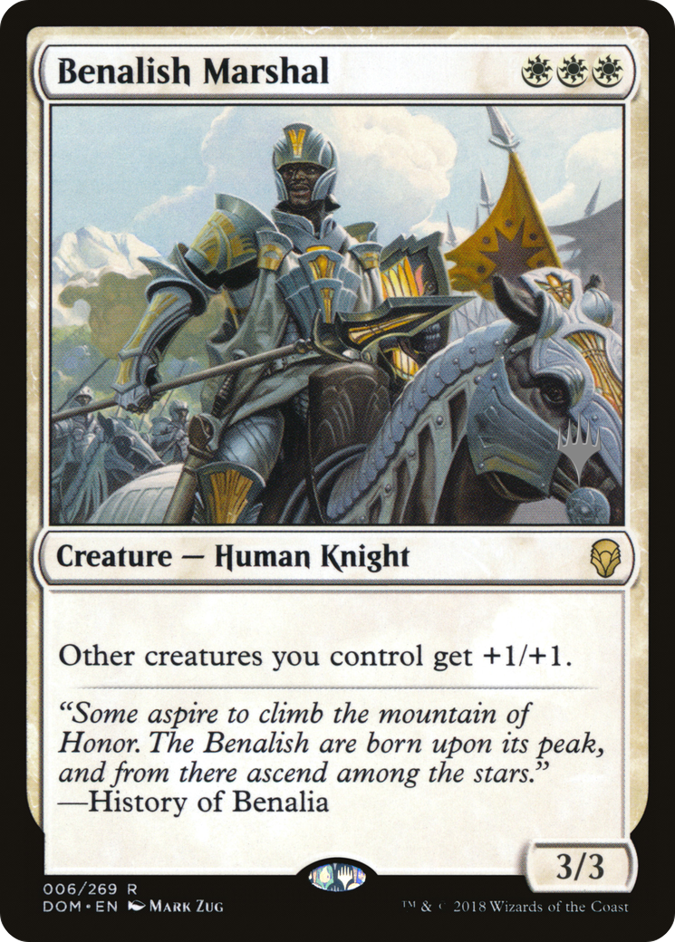 Benalish Marshal (PPM20-06P) - Dominaria Promos Foil