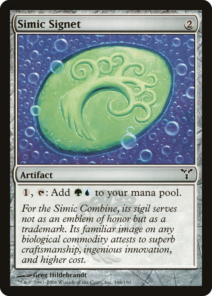 Simic Signet (DIS-166) - Dissension Foil