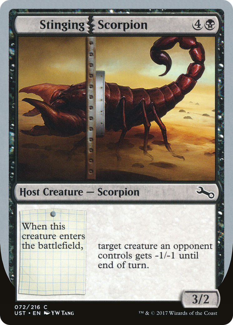 Stinging Scorpion (UST-072) - Unstable